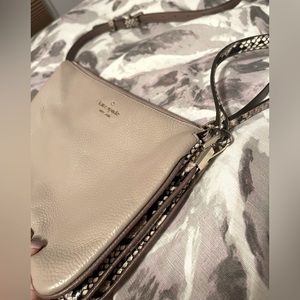 Kate Spade Crossbody Beige & Snakeskin